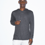 UNISEX TRI-BLEND HOSSZÚ UJJÚ KAPUCNIS PÓLÓ