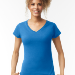 SOFTSTYLE® LADIES' V-NECK T-SHIRT