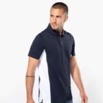 FLAG - SHORT-SLEEVED TWO-TONE POLO SHIRT