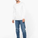 FÉRFI HOSSZÚ UJJÚ KÖRNYAKÚ PÓLÓ