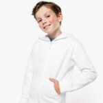 KIDS FULL ZIP HOODED SWEATSHIRT