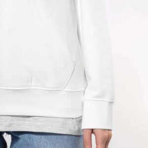 LADIES’ CONTRAST HOODED SWEATSHIRT