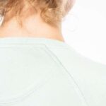 LADIES’ ORGANIC COTTON CREW NECK RAGLAN SLEEVE SWEATSHIRT