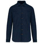 MEN'S LONG SLEEVE LINEN AND COTTON SHIRT