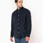 MEN'S LONG-SLEEVED CORDUROY SHIRT
