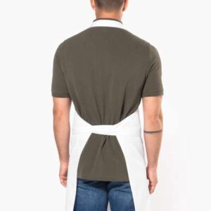 COTTON APRON HIGH-TEMPERATURE WASHABLE