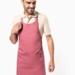 COTTON APRON WITH POCKET