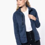 LADIES' FULL ZIP HEATHER JACKET