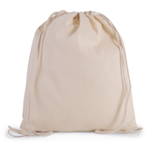 ORGANIC COTTON SMALL DRAWSTRING BAG