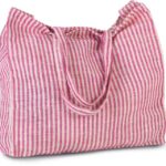 JUCO STRIPED SHOPPER BAG