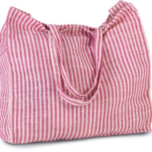 JUCO STRIPED SHOPPER BAG