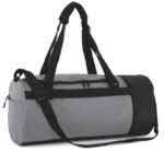 TUBULAR SPORTS BAG WITH SEPARATE SHOE COMPARTMENT