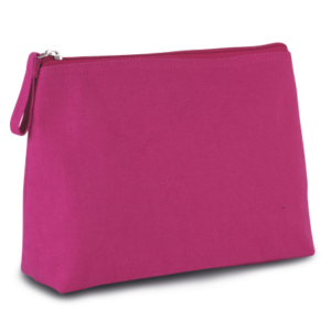 TOILETRY BAG IN COTTON CANVAS