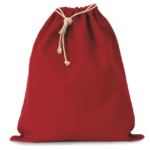COTTON BAG WITH DRAWCORD CLOSURE - LARGE SIZE