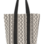 RECYCLED SHOPPING BAG - WAVY PATTERN
