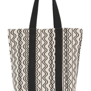 RECYCLED SHOPPING BAG - WAVY PATTERN