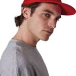 TRUCKER FLAT PEAK CAP - 6 PANELS