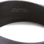 RAW EDGE LEATHER BELT - 35MM