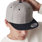 FLAT PEAK CAP - 6 PANELS