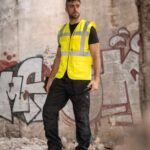 COMFORT EXECUTIVE SAFETY VEST "HAMBURG" - MULTIFUNCTIONAL WITH POCKETS