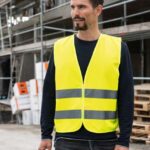 BASIC SAFETY VEST FOR PRINT "KARLSRUHE" - 2 VELCRO