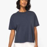 LADIES’ WASHED EFFECT OVERSIZED T-SHIRT