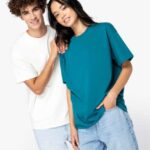 UNISEX SHOULDER LOOSE T-SHIRT