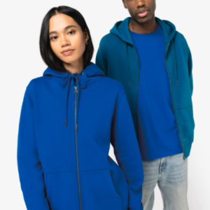 UNISEX ZIP-UP HOODED SWEATSHIRT