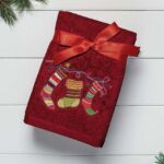 OLIMA CHRISTMAS TOWEL - CHRISTMAS SOCKS