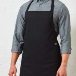 COTTON BIB APRON, FAIRTRADE & ORGANIC CERTIFIED