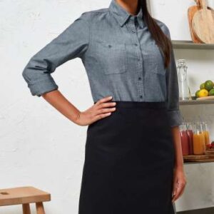 COTTON WAIST APRON, FAIRTRADE & ORGANIC CERTIFIED