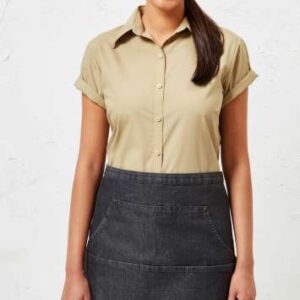 JEANS STITCH DENIM WAIST APRON