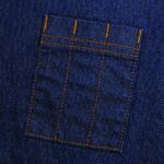 'DIVISION' WAXED LOOK DENIM WAIST APRON