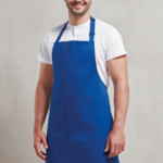 'COLOURS COLLECTION’ BIB APRON WITH POCKET