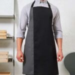 'COLOURS COLLECTION’ CONTRAST BIB APRON