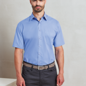 MEN'S SHORT SLEEVE POPLIN SHIRT