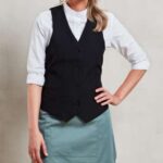 WOMEN'S LINED POLYESTER WAISTCOAT