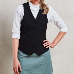 WOMEN'S LINED POLYESTER WAISTCOAT