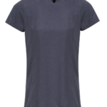 ‘VIOLA' LINEN-LOOK CUT NECK BEAUTY TUNIC
