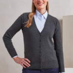 WOMEN'S BUTTON-THROUGH KNITTED CARDIGAN