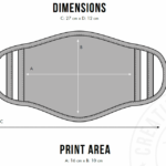 2 PLY FACE COVERING - 1 UNIT->5 PCS