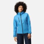 WOMEN'S VENTURER 3 LAYER HOODED PRINTABLE SOFTSHELL JACKET