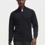 SOL'S GORDON MEN ZIPPED KNITTED CARDIGAN
