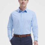 SOL'S BRIGHTON - LONG SLEEVE STRETCH MEN'S SHIRT