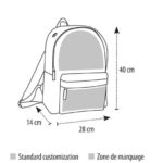 SOL'S RIDER - 600D POLYESTER RUCKSACK