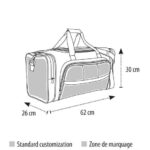 SOL'S WEEK-END - 600D POLYESTER MULTI-POCKET TRAVEL BAG