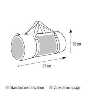 SOL'S SOHO 67 - LARGE 420D POLYESTER TRAVEL BAG