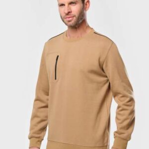 UNISEX DAYTODAY CONTRASTING POCKET SWEATSHIRT