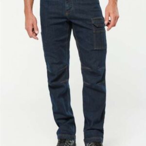 MEN'S MULTIPOCKET DENIM TROUSERS